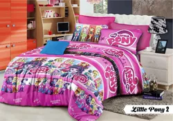 Size: 1080x761 | Tagged: safe, derpibooru import, applejack, fluttershy, pinkie pie, rainbow dash, rarity, sci-twi, spike, sunset shimmer, twilight sparkle, twilight sparkle (alicorn), alicorn, dog, equestria girls, bed, bedding, bedroom, equestria girls logo, humane five, humane seven, humane six, instagram, merchandise, pillow, spike the dog