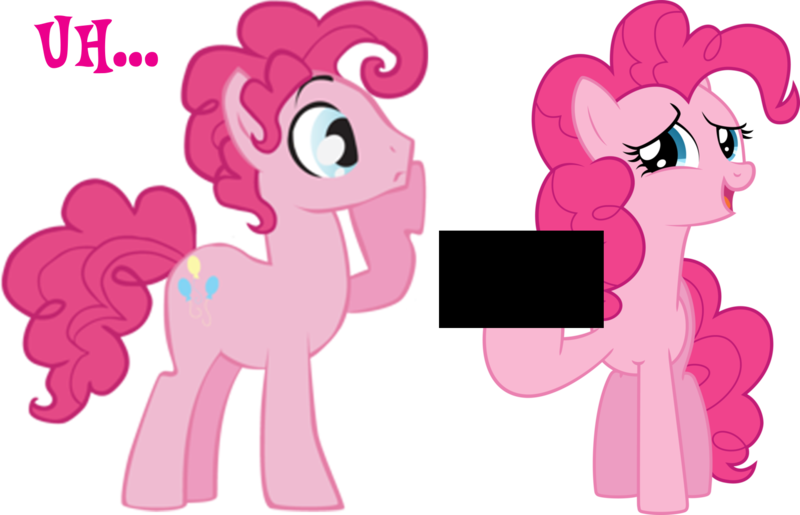 Size: 1651x1063 | Tagged: safe, derpibooru import, edit, pinkie pie, pony, bubble berry, censored, censored vulgarity, implying, middle finger, pointing, pointless censoring, rule 63, simple background, transparent background, uhh, vulgar