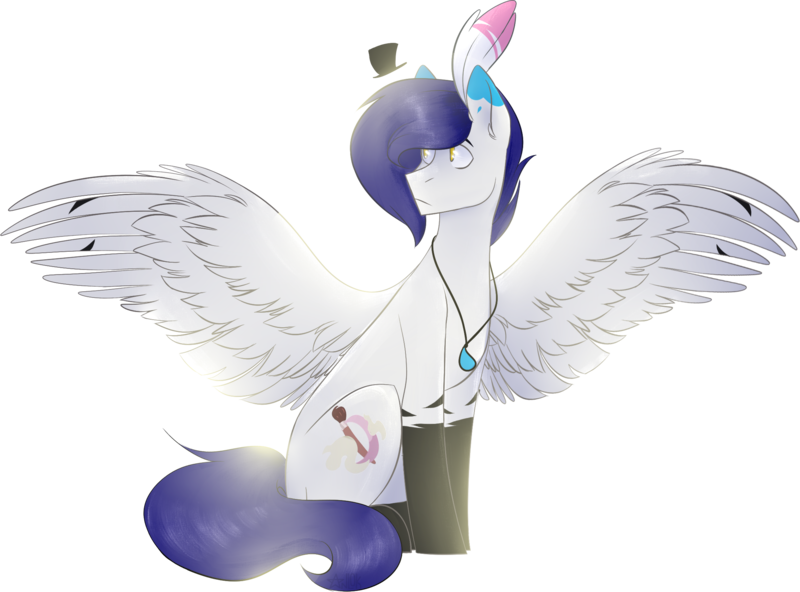 Size: 2202x1630 | Tagged: safe, artist:kazanzh, derpibooru import, oc, pegasus, pony, feather, male, simple background, sitting, solo, stallion, transparent background