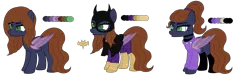 Size: 3836x1264 | Tagged: safe, artist:dianamur, artist:space--paws0w0, derpibooru import, oc, oc:barbat gordon, unofficial characters only, bat pony, pony, alternate hairstyle, base used, bat pony oc, bat wings, batgirl, black socks, boots, cape, choker, clothes, commission, ear piercing, earring, female, glasses, gloves, hoodie, jewelry, mare, mask, open mouth, outfit, piercing, ponytail, reference sheet, shirt, shoes, simple background, socks, solo, stockings, superhero, t-shirt, thigh highs, transparent background, wings