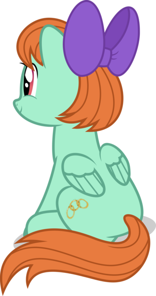 Size: 5000x9484 | Tagged: safe, artist:luckreza8, derpibooru import, peppermint goldylinks, pegasus, pony, best gift ever, mystery voice, absurd resolution, background pony, cute, female, friendship student, happy, mare, peppermint adoralinks, vector