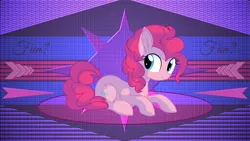 Size: 3840x2160 | Tagged: artist:cyanlightning, artist:laszlvfx, derpibooru import, edit, pinkie pie, safe, wallpaper, wallpaper edit