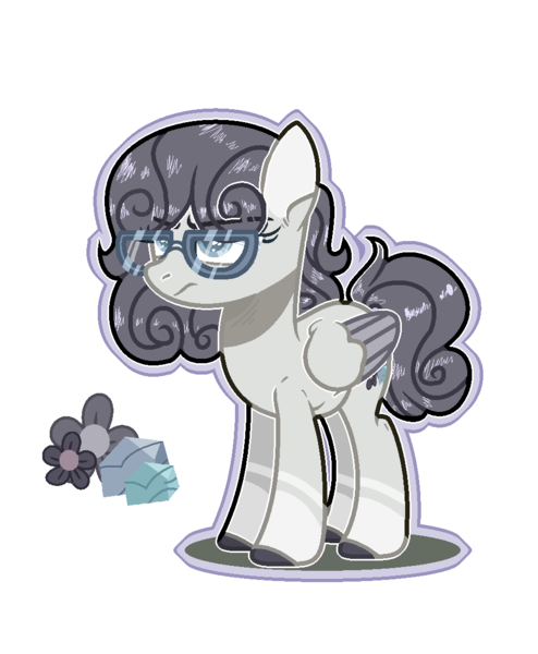 Size: 952x1156 | Tagged: safe, artist:jxst-alexa, derpibooru import, oc, pegasus, pony, female, glasses, magical lesbian spawn, mare, offspring, parent:cloudy quartz, parent:posey shy, simple background, solo, transparent background