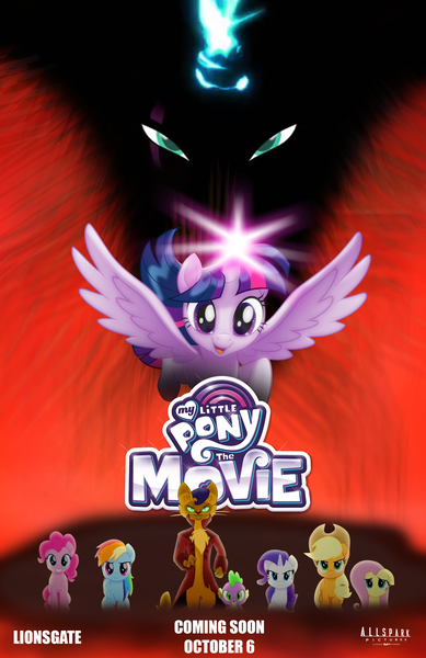 Size: 1869x2883 | Tagged: alicorn, applejack, army of darkness, artist:ejlightning007arts, broken horn, capper dapperpaws, custom, dark, derpibooru import, fluttershy, horn, irl, magic, my little pony: the movie, photo, pinkie pie, poster, rainbow dash, rarity, safe, spike, tempest shadow, toy, twilight sparkle, twilight sparkle (alicorn)