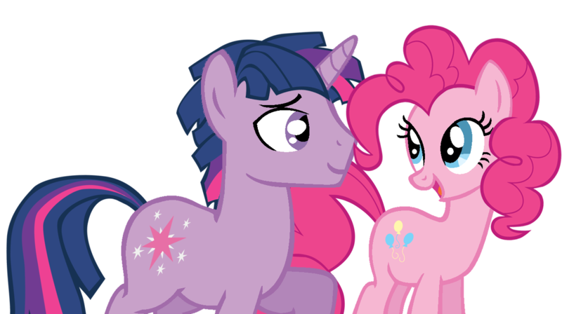 Size: 1317x738 | Tagged: safe, artist:kayman13, derpibooru import, pinkie pie, twilight sparkle, pony, dusk shine, duskpie, female, half r63 shipping, lesbian, male, rule 63, shipping, straight, twinkie