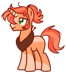 Size: 777x870 | Tagged: safe, artist:unicorn-mutual, derpibooru import, oc, pony, unicorn, male, offspring, parent:applejack, parent:sunburst, parents:appleburst, simple background, solo, stallion, transparent background