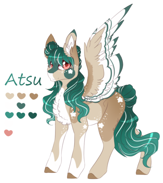 Size: 829x930 | Tagged: safe, artist:lunawolf28, derpibooru import, oc, oc:atsu, pegasus, pony, colored wings, female, mare, multicolored wings, reference sheet, simple background, solo, transparent background, wings