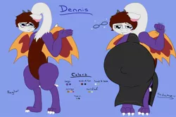 Size: 1280x853 | Tagged: artist:theimmortalwolf, derpibooru import, draconequus, male, male pregnancy, oc, oc:dennis, pregnant, safe