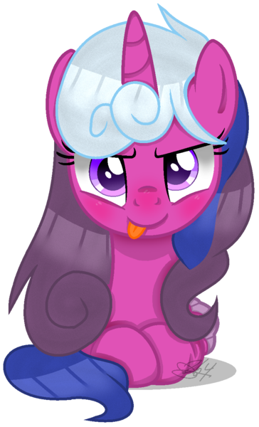 Size: 794x1310 | Tagged: safe, artist:leanne264, derpibooru import, oc, oc:colli, alicorn, pony, female, mare, prone, solo, tongue out