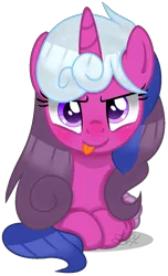 Size: 794x1310 | Tagged: safe, artist:leanne264, derpibooru import, oc, oc:colli, alicorn, pony, female, mare, prone, solo, tongue out