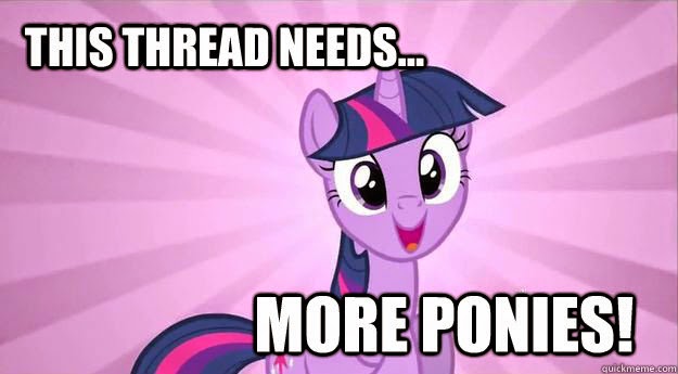 Size: 625x345 | Tagged: safe, derpibooru import, edit, edited screencap, screencap, twilight sparkle, pony, unicorn, sweet and elite, /mlp/, caption, female, happy, image macro, impact font, mare, needs more ponies, smiling, solo, sunburst background, text, unicorn twilight