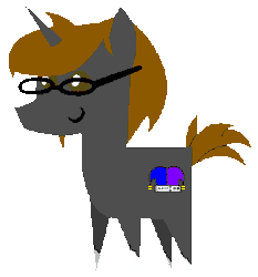 Size: 325x349 | Tagged: safe, artist:xhalesx, derpibooru import, oc, oc:funnygamer95, unofficial characters only, pony, unicorn, animated, gif, glasses, male, simple background, smiling, solo, stallion, transparent background