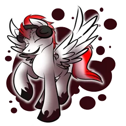 Size: 2000x2000 | Tagged: safe, derpibooru import, oc, oc:swift apex, unofficial characters only, pegasus, pony, eyes closed, happy, headphones, male, simple background, solo, stallion, transparent background, unshorn fetlocks