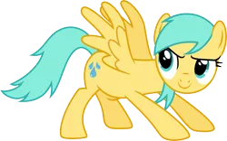 Size: 9639x6000 | Tagged: safe, alternate version, artist:chainchomp2, derpibooru import, sunshower raindrops, pegasus, pony, wonderbolts academy, absurd resolution, background pony, female, mare, simple background, solo, transparent background, vector