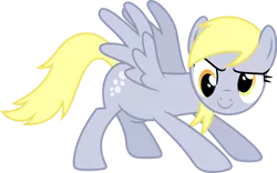 Size: 1024x638 | Tagged: safe, alternate version, artist:chainchomp2, derpibooru import, derpy hooves, pegasus, pony, wonderbolts academy, absurd resolution, background pony, female, mare, simple background, solo, transparent background, vector, wall eyed