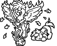 Size: 188x150 | Tagged: safe, artist:crazyperson, derpibooru import, oc, oc:valkyrie bloodtail, gryphon, pony, unicorn, fallout equestria, fallout equestria: commonwealth, black and white, duo, fanfic art, generic pony, grayscale, monochrome, picture for breezies, simple background, transparent background