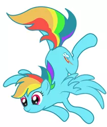 Size: 599x711 | Tagged: safe, artist:ultraspacemobile, derpibooru import, rainbow dash, pony, flying