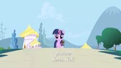 Size: 1280x720 | Tagged: safe, derpibooru import, screencap, twilight sparkle, pony, unicorn, friendship is magic, bag, book, female, mare, saddle bag, solo, unicorn twilight