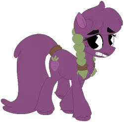 Size: 405x399 | Tagged: safe, artist:eggi-myst3ry, artist:selenaede, derpibooru import, ponified, earth pony, pony, barely pony related, base used, beet, betty beet, crossover, cuphead, studio mdhr