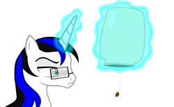 Size: 6192x3808 | Tagged: safe, artist:jackiejak, derpibooru import, oc, oc:jackie trades, pony, unicorn, coffee, glasses, magic, male, stallion, tired, vector