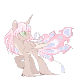 Size: 2800x2800 | Tagged: safe, artist:takan0, derpibooru import, oc, oc:peacock plume, unofficial characters only, alicorn, pegasus, pony, alicorn oc, augmented tail, female, hoof fluff, horn, long feather, mare, peacock feathers, peacock tail, simple background, solo, transparent background, unshorn fetlocks, wings