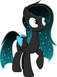 Size: 1024x1397 | Tagged: safe, artist:jeremeymcdude, derpibooru import, oc, oc:spirit night, pegasus, pony, female, simple background, solo, transparent background, vector