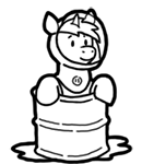 Size: 130x150 | Tagged: safe, artist:crazyperson, derpibooru import, pony, unicorn, fallout equestria, fallout equestria: commonwealth, black and white, fanfic art, generic pony, grayscale, monochrome, picture for breezies, simple background, solo, transparent background