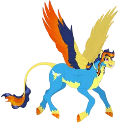 Size: 1157x1176 | Tagged: safe, artist:bijutsuyoukai, derpibooru import, oc, pegasus, pony, colored wings, female, magical lesbian spawn, mare, multicolored wings, offspring, parent:spitfire, parent:twilight sparkle, parents:twifire, simple background, solo, transparent background, wings