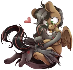 Size: 4998x4808 | Tagged: safe, artist:cutepencilcase, derpibooru import, oc, oc:antares, oc:artsong, unofficial characters only, pegasus, pony, absurd resolution, commission, couple, heart, oc x oc, shipping, simple background, transparent background