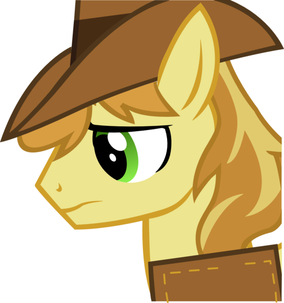 Size: 1067x1139 | Tagged: safe, artist:a01421, derpibooru import, braeburn, pony, bust, portrait, simple background, solo, transparent background, vector