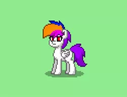 Size: 798x609 | Tagged: safe, derpibooru import, oc, oc:lila love, pony, pony town, green background, pixel art, simple background