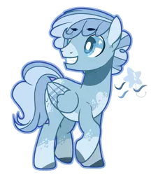 Size: 1369x1513 | Tagged: safe, artist:jxst-alexa, derpibooru import, oc, unofficial characters only, pegasus, pony, folded wings, male, offspring, parent:night glider, parent:party favor, parents:partyglider, simple background, smiling, solo, stallion, transparent background, white outline, wings
