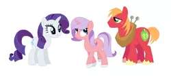 Size: 1200x544 | Tagged: safe, artist:mlpmagicponies, derpibooru import, big macintosh, rarity, pony, female, male, offspring, parent:big macintosh, parent:rarity, parents:rarimac, rarimac, shipping, straight