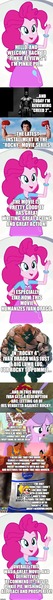 Size: 500x5613 | Tagged: safe, derpibooru import, edit, edited screencap, screencap, pinkie pie, human, comic:pinkie reviews, equestria girls, comic, creed, movie review, review, rocky balboa, screencap comic