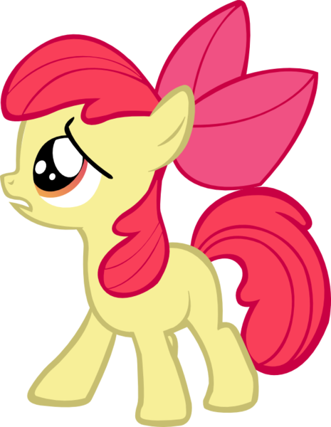 Size: 624x806 | Tagged: safe, artist:a01421, derpibooru import, apple bloom, pony, simple background, solo, transparent background, vector