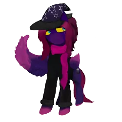 Size: 3000x3000 | Tagged: safe, artist:sapphmod, derpibooru import, oc, oc:poison brew, unofficial characters only, pegasus, pony, art trade, clothes, colored hooves, female, hat, mare, scarf, simple background, solo, standing, transparent background, wings, yellow eyes