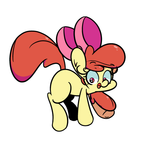 Size: 1280x1280 | Tagged: safe, artist:turtlefarminguy, derpibooru import, apple bloom, pony, misleading thumbnail, solo