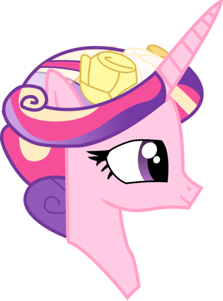 Size: 895x1206 | Tagged: safe, artist:a01421, derpibooru import, princess cadance, alicorn, pony, bust, female, mare, portrait, simple background, smiling, solo, transparent background, vector