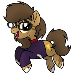 Size: 1000x1000 | Tagged: safe, artist:toyminator900, derpibooru import, oc, oc:binky, unofficial characters only, earth pony, hybrid, pony, zony, body markings, clothes, female, freckles, glasses, hoodie, mare, nerd, ponytail, rayman, scrunchie, simple background, solo, transparent background, unshorn fetlocks