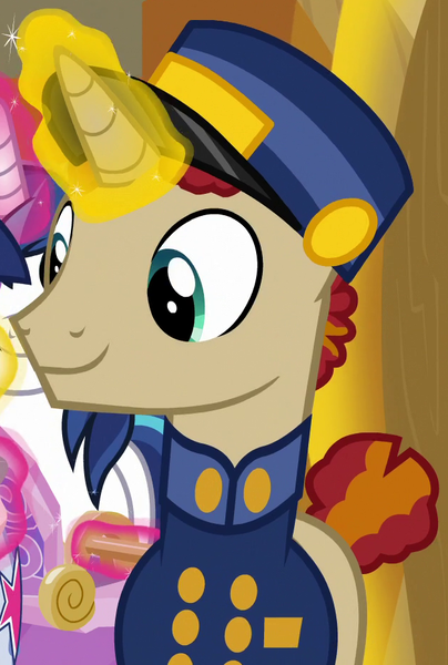 Size: 626x930 | Tagged: safe, derpibooru import, screencap, shining armor, pony, once upon a zeppelin, cruise line