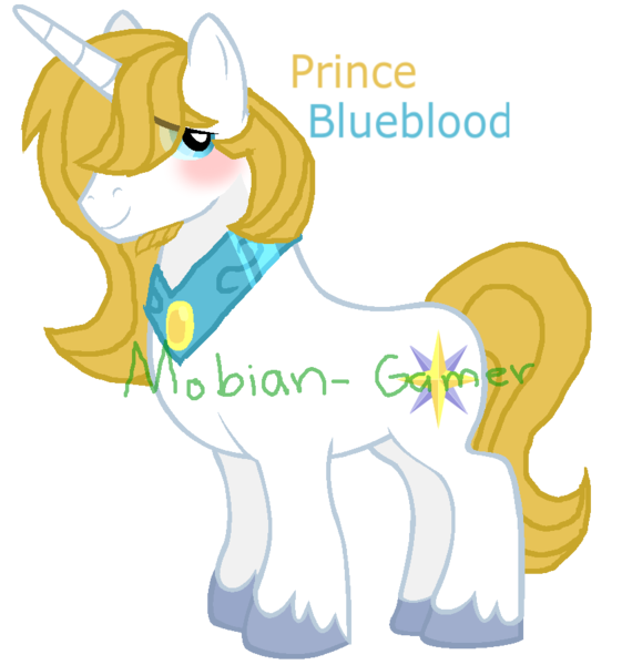 Size: 839x897 | Tagged: safe, artist:mobian-gamer, derpibooru import, prince blueblood, pony