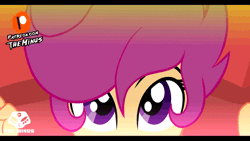 Size: 700x394 | Tagged: suggestive, artist:theminus, derpibooru import, scootaloo, equestria girls, animated, gif, implied foalcon, implied sex, patreon, patreon logo, solo