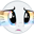 Size: 32x32 | Tagged: safe, derpibooru import, rarity, pony, rarity takes manehattan, emoticon, mlpforums, picture for breezies, rainbow eyes, solo