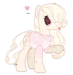 Size: 1920x1981 | Tagged: safe, artist:dianamur, derpibooru import, oc, unofficial characters only, earth pony, pony, blushing, clothes, deviantart watermark, female, heart, heart eyes, mare, obtrusive watermark, shirt, simple background, solo, tongue out, transparent background, watermark, wingding eyes