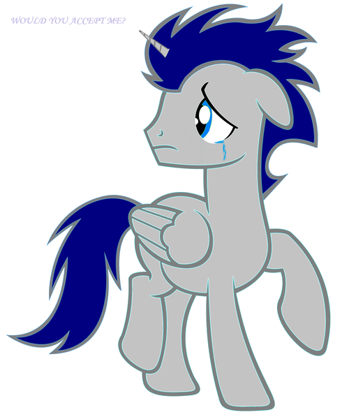 Size: 2236x2683 | Tagged: safe, artist:corang15, derpibooru import, oc, oc:cory mainesly, alicorn, pony, fanfic, alicorn oc, backstory, bio, crying, heartbreak, horn, sad, solo, wings