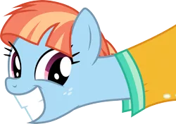Size: 4254x3000 | Tagged: safe, artist:cloudyglow, derpibooru import, windy whistles, pegasus, pony, parental glideance, .ai available, bust, cute, female, grin, mare, open mouth, portrait, smiling, solo, vector, windybetes