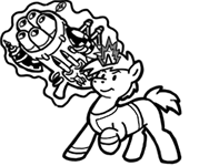Size: 188x150 | Tagged: safe, artist:crazyperson, derpibooru import, oc, unofficial characters only, pony, unicorn, fallout equestria, fallout equestria: commonwealth, fanfic, black and white, clothes, fanfic art, generic pony, glowing horn, grayscale, gun, hooves, horn, levitation, magic, magic aura, male, monochrome, picture for breezies, pipbuck, raised hoof, simple background, solo, stallion, telekinesis, transparent background, vault suit, weapon