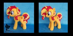 Size: 5804x2852 | Tagged: safe, artist:wolly, derpibooru import, sunset shimmer, pony, plushie