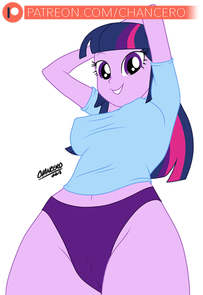 Size: 549x800 | Tagged: questionable, artist:chancero, derpibooru import, twilight sparkle, equestria girls, breasts, cameltoe, erect nipples, female, looking at you, nipple outline, patreon, patreon logo, simple background, solo, solo female, transparent background, white outline