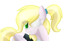 Size: 1699x1100 | Tagged: safe, artist:sugaryicecreammlp, derpibooru import, oc, oc:cloudy sunshine, pegasus, pony, bandage, female, mare, simple background, solo, transparent background